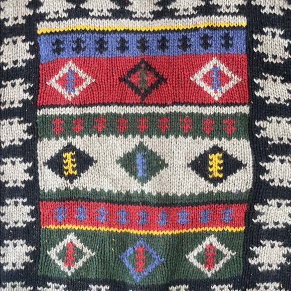 Woolrich vintage Multicolor Patterned Crewneck Sweater - Picture 2 of 6